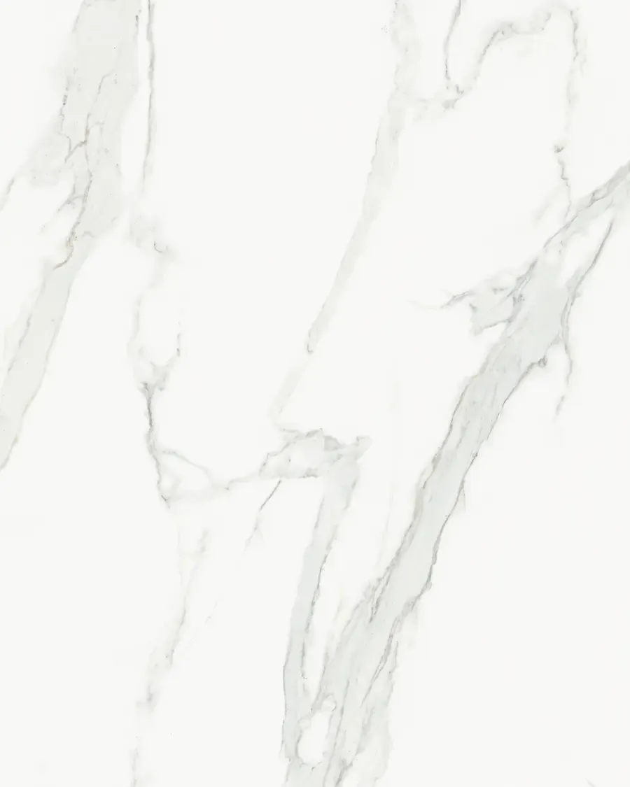 Placa porcelánica Arklam Estatuario 6 mm, efecto efecto mármol
