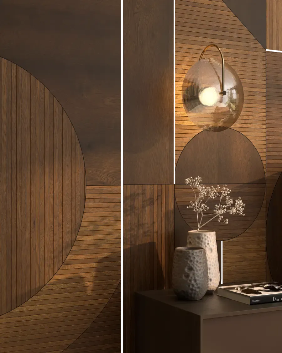 Placa porcelánica Arklam Mayfair Oak 6 mm, efecto efecto madera
